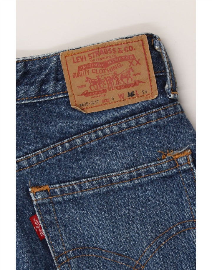 Levi's Dame Jeans med høj talje W25 L29 Blå