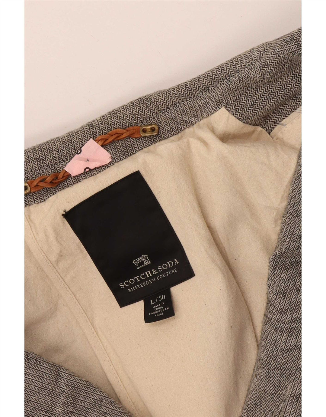 Scotch & Soda Herre 2 Button Blazer Jacket IT 50 Large Grå
