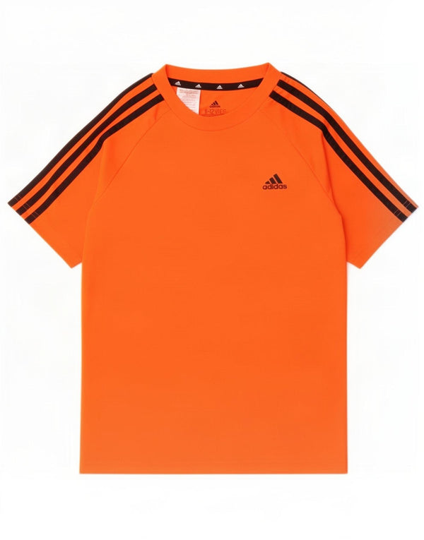 Adidas Boys Aeroready T-Shirt Top 11-12 år Orange Polyester
