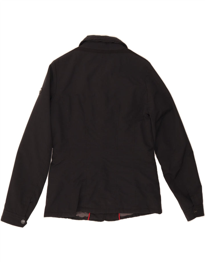 GEOX Womens Utility Jacket UK 10 Small Black Nylon Vintage Geox and Second-Hand Geox from Messina Hembry 