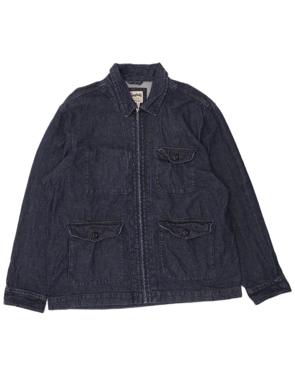 The Stronghold Herre denimjakke UK 46 3XL Blå Bomuld
