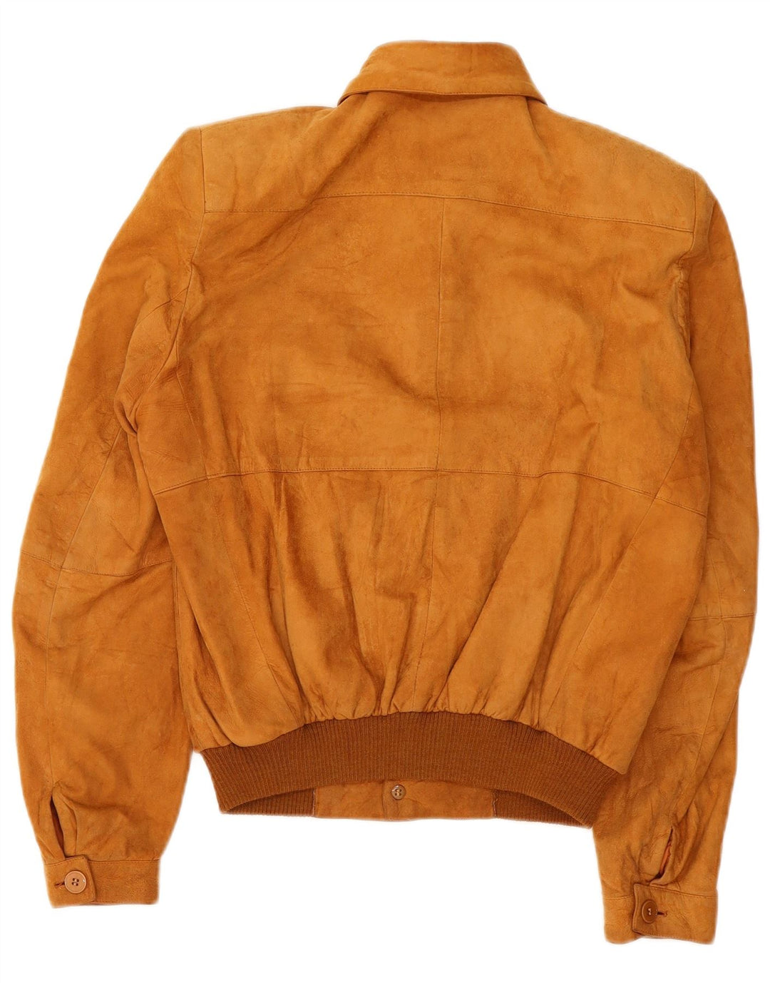 Vintage herre ruskind bomberjakke IT 46 lille beige læder