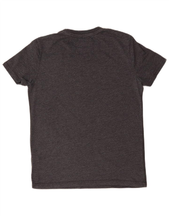 Superdry Herre grafisk T-shirt Top mellemgrå bomuld