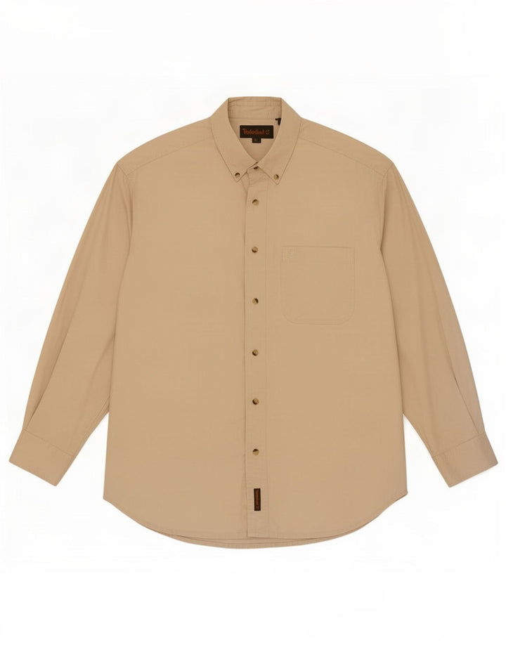 Timberland Herreskjorte Stor Beige Bomuld