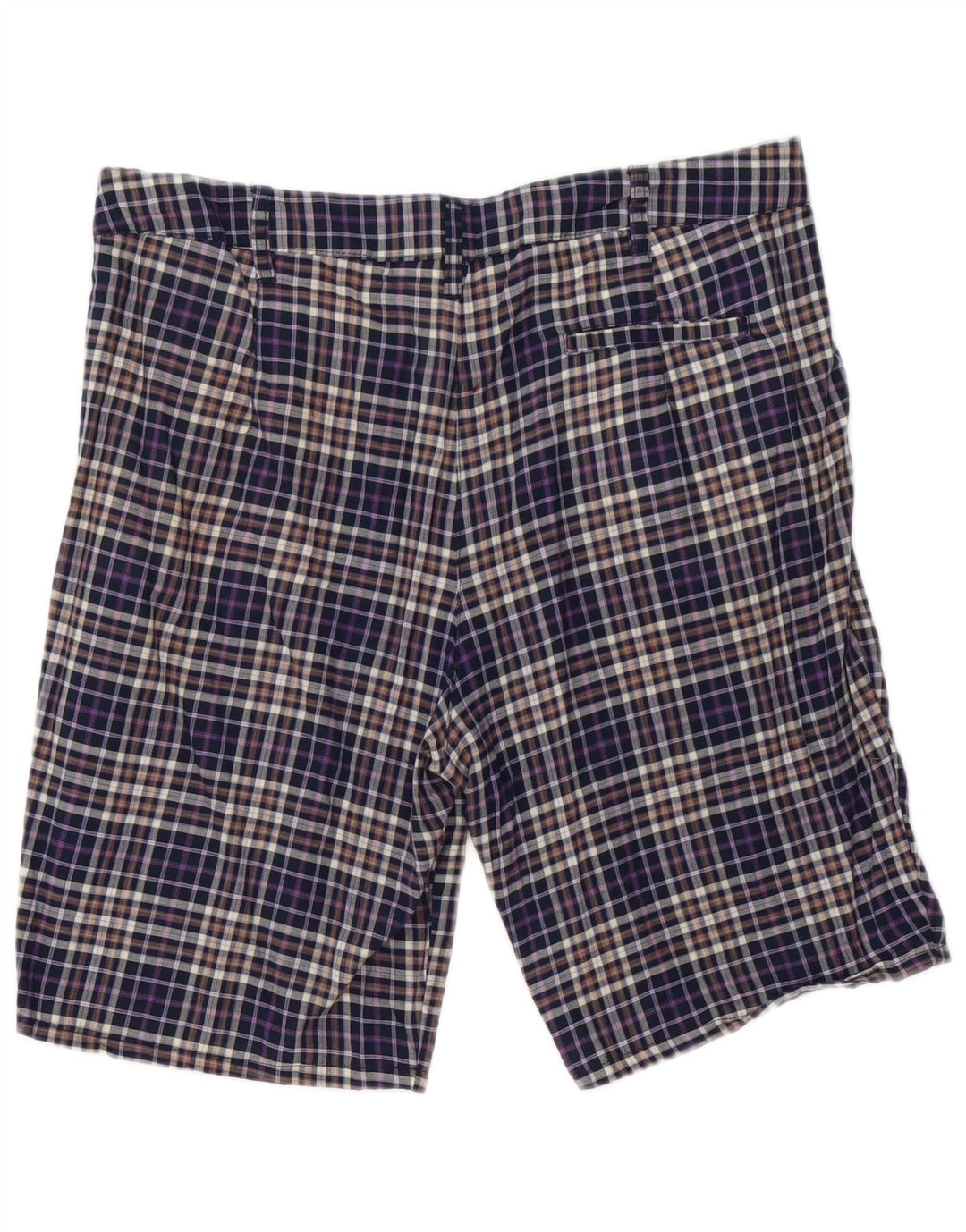 Zara Herre Chino Shorts Large W30 Navy Blue Ternet Bomuld