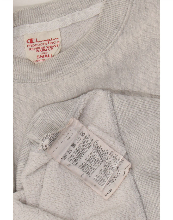 Champion Herre Sweatshirt Jumper Lille Grå Bomuld