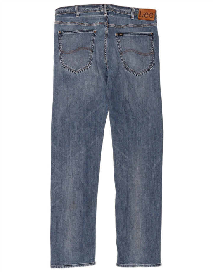 Lee Mens Daren Slim Jeans W36 L34 Blå Bomuld