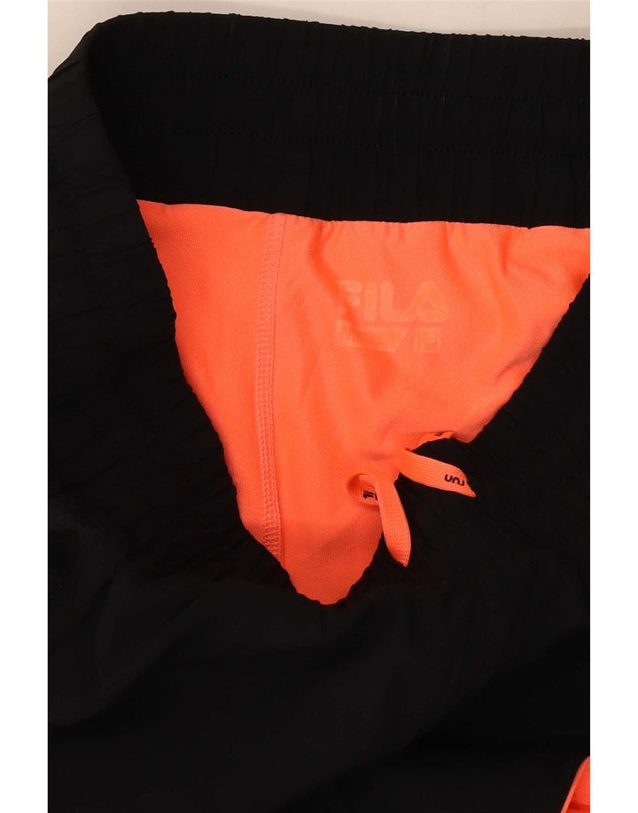 Fila Graphic Sports Shorts til kvinder UK 12 Medium Black