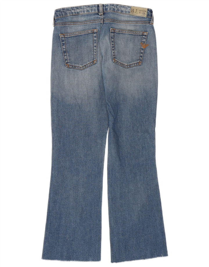 Armani Dame Flared Jeans W26 L27 Blå Bomuld