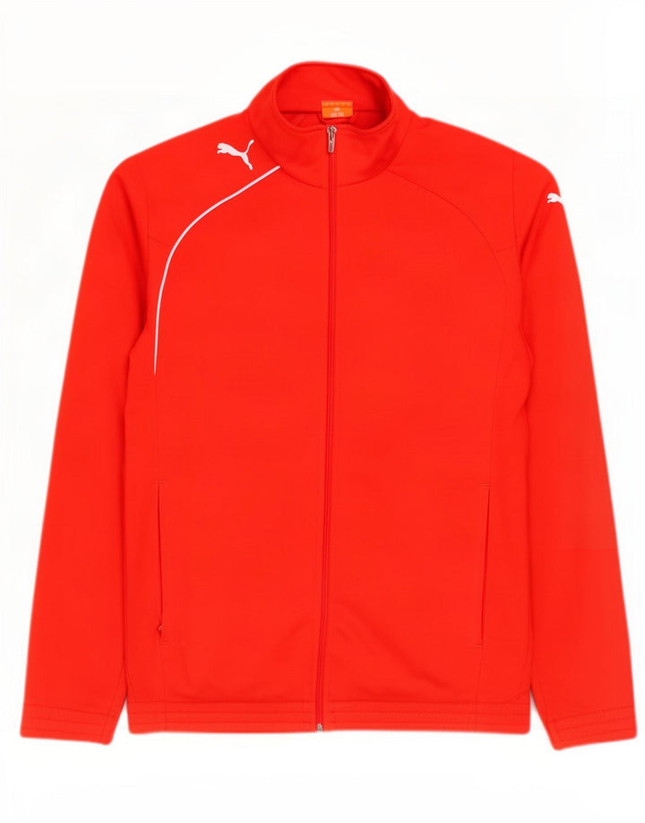 Puma Træningsdragt til mænd, topjakke, lille orange polyester