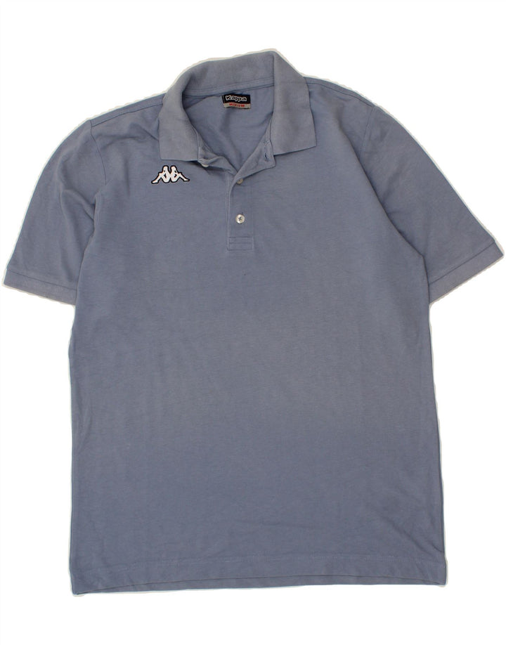 KAPPA Mens Polo Shirt Medium Navy Blue Cotton Vintage Kappa and Second-Hand Kappa from Messina Hembry 