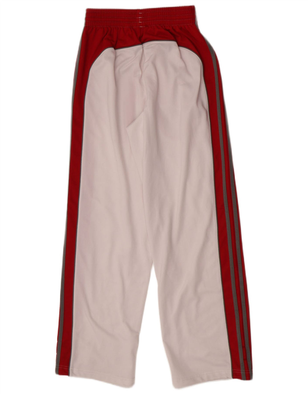 Adidas Træningsdragtsbukser til kvinder UK 8 Small White Colourblock Polyester