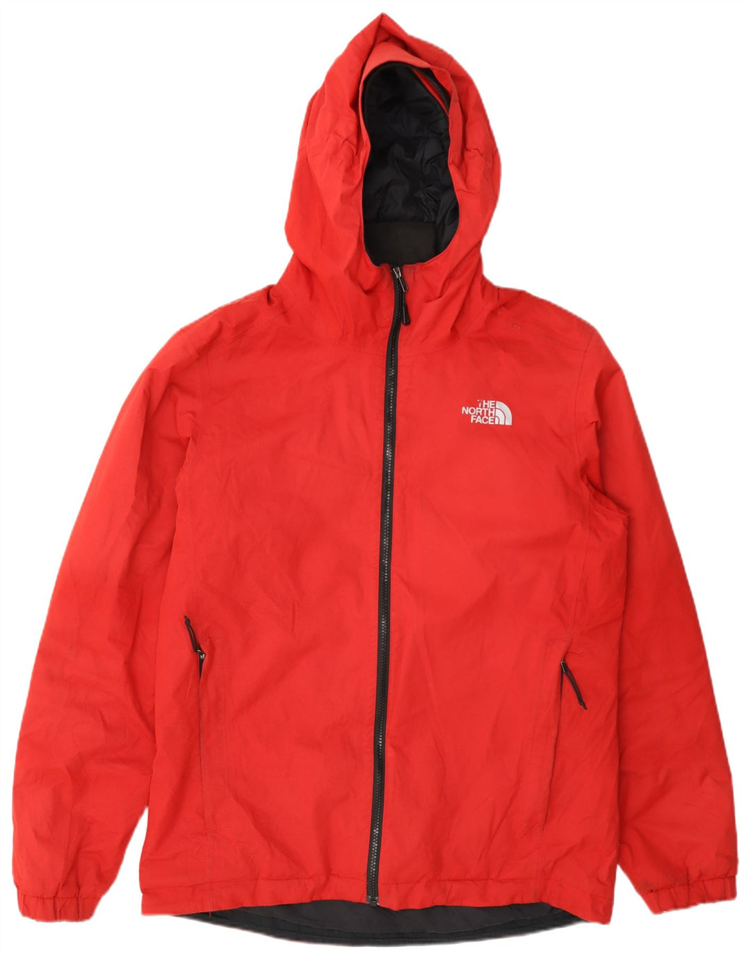 The North Face Herre Hooded Windbreaker Jacket UK 38 Medium Rød Polyester