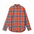 Fat Face Dame Flanell Shirt UK 12 Medium Rød Plaid Bomuld