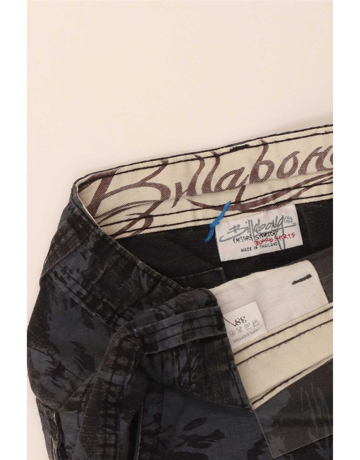 Billabong Herre Cargo Shorts XL W38 Blå Bomuld