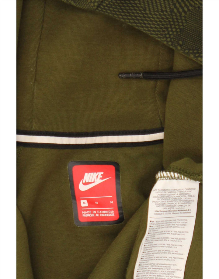 Nike hættetrøje med lynlås til mænd Medium Khaki Camouflage Bomuld