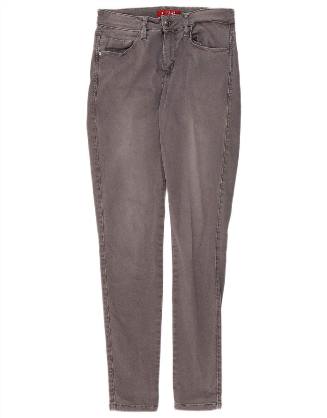 GUESS Skinny Jeans til kvinder W26 L30 Grå bomuld
