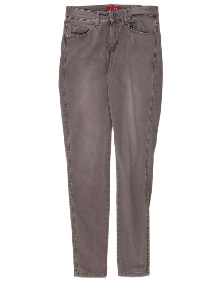 GUESS Skinny Jeans til kvinder W26 L30 Grå bomuld