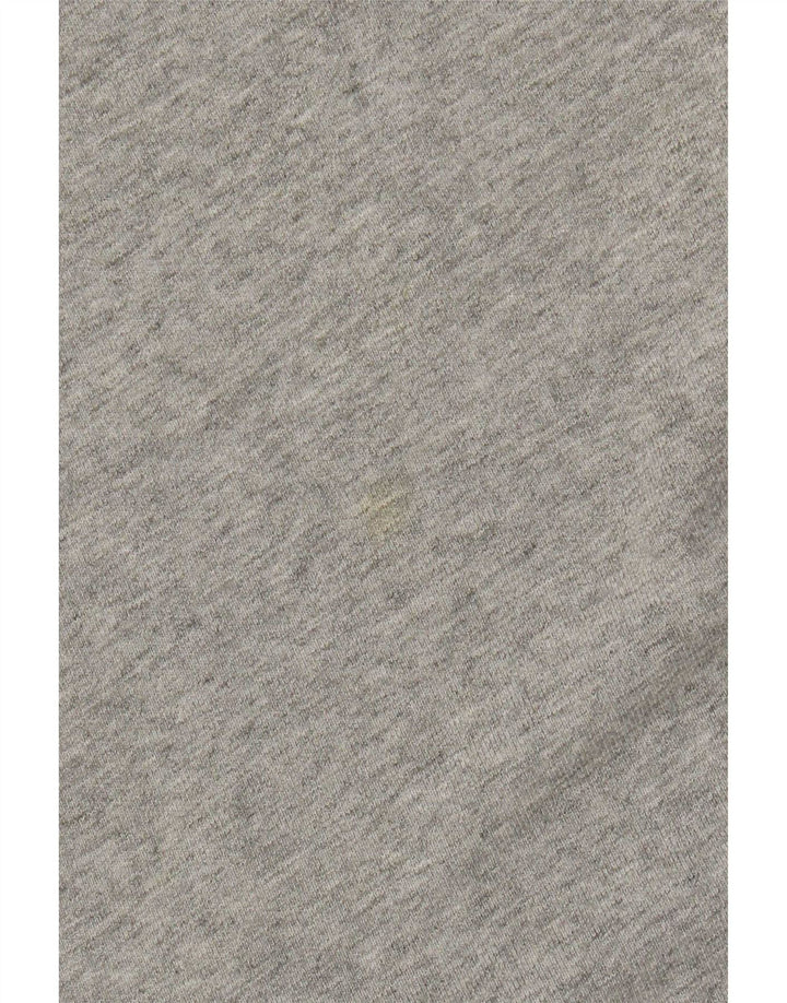 Levi's Grafisk Sweatshirt Jumper UK 14 Mellemgrå Flekket Bomuld