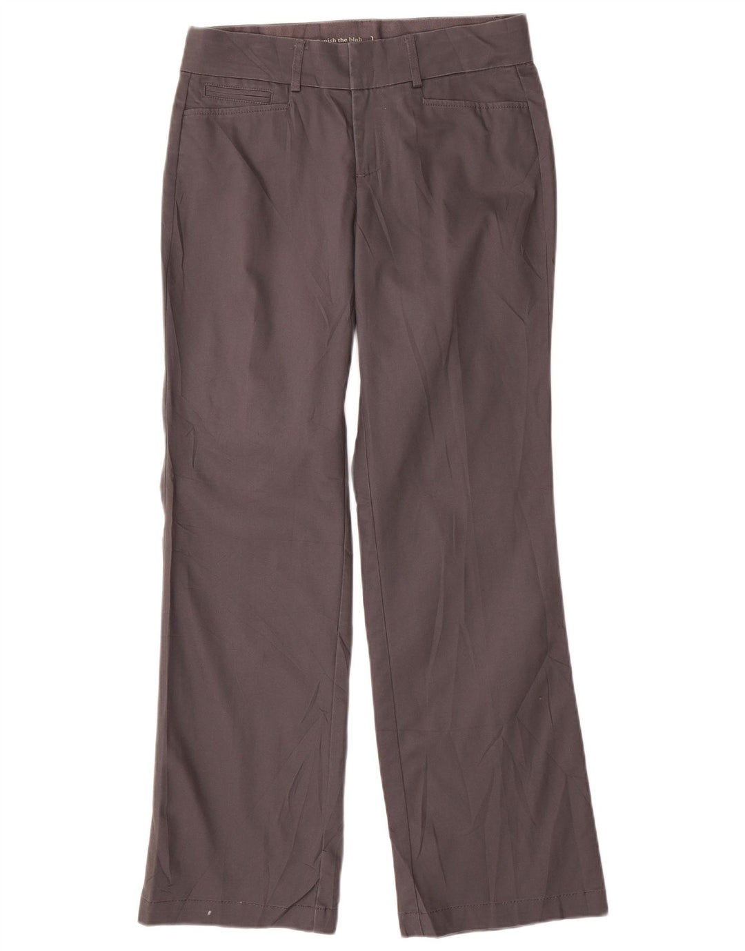 DOCKERS Lige fritidsbukser til kvinder US 4 Small W30 L30 Grå polyester
