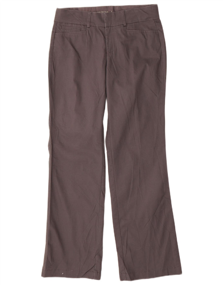 DOCKERS Lige fritidsbukser til kvinder US 4 Small W30 L30 Grå polyester