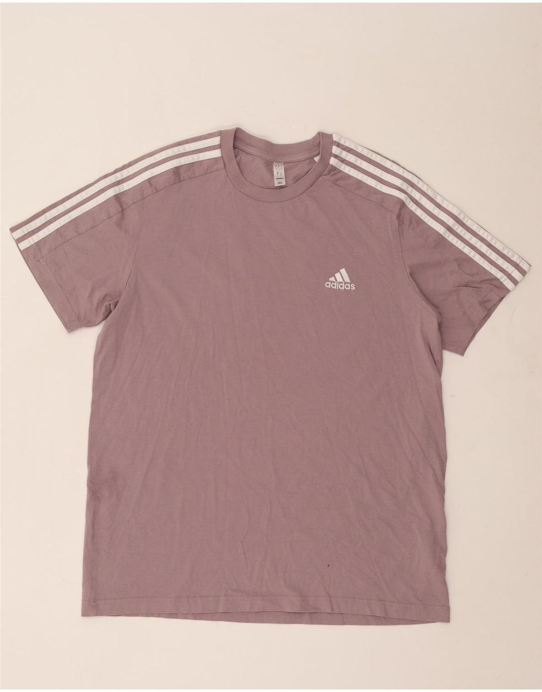Adidas Herre T-Shirt Top Stor Lilla Bomuld