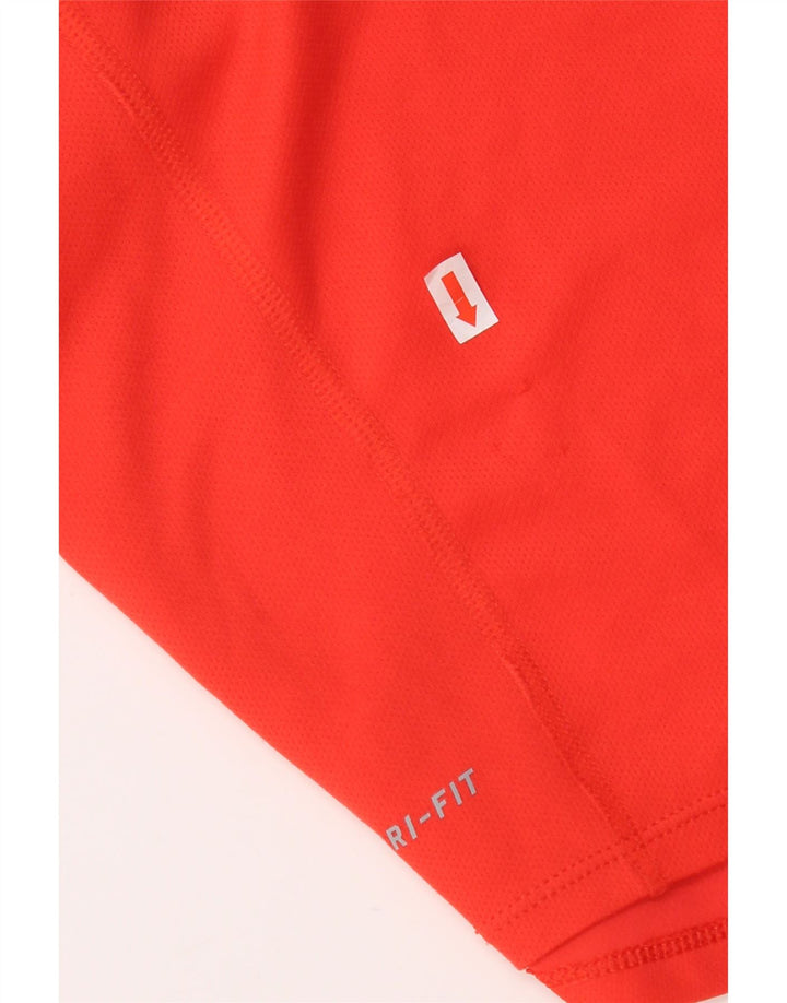 Nike Herre Dri Fit T-Shirt Top Stor Rød