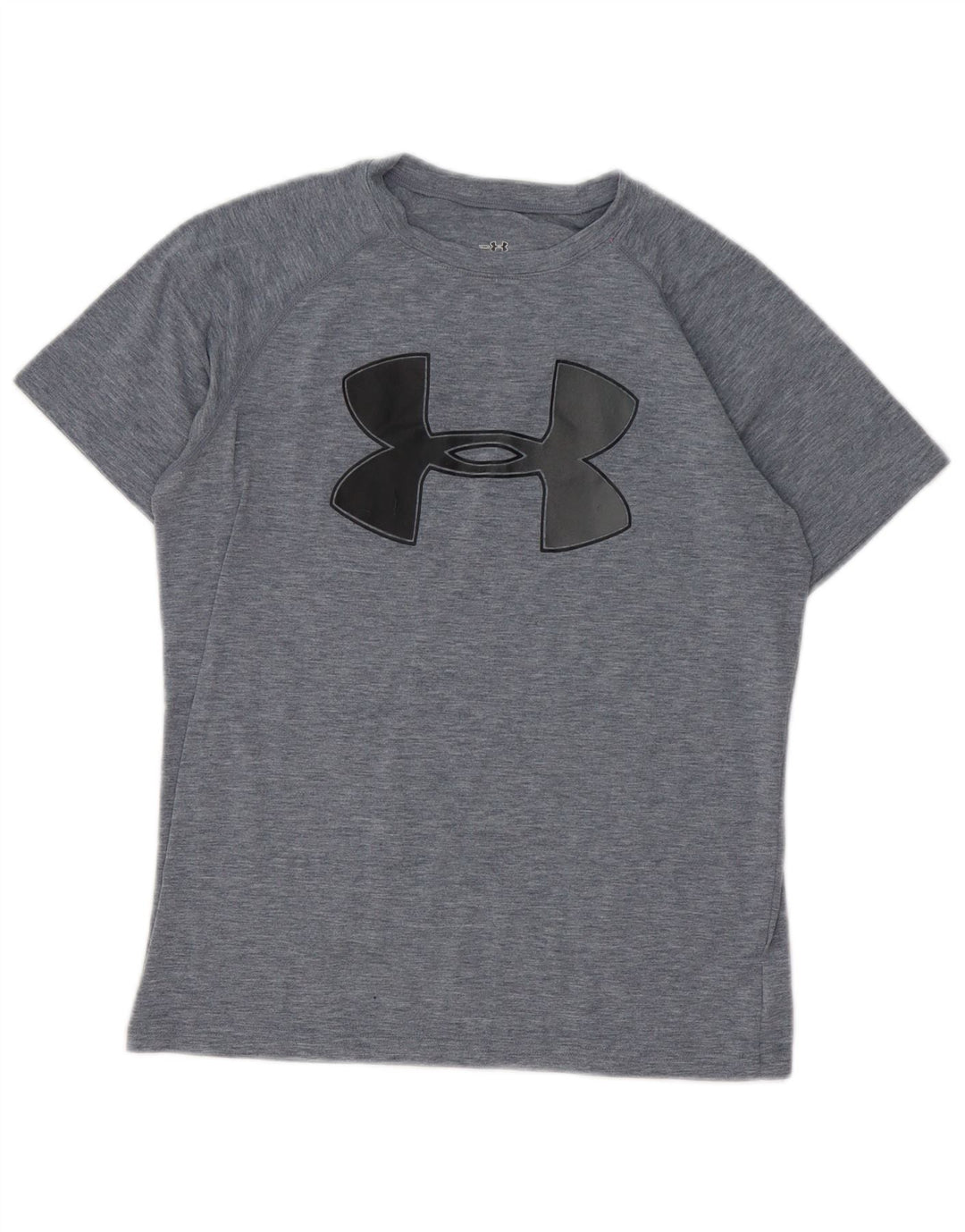 Under Armour Boys Grafisk T-Shirt Top 9-10 år Medium Grå Flecked