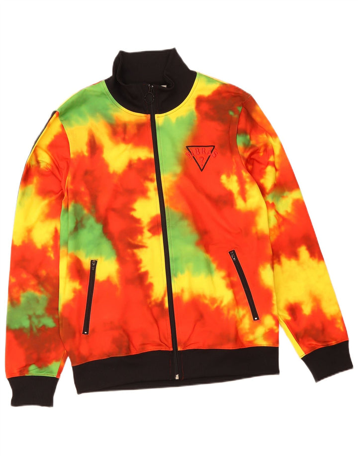 Guess Træningsdragt til mænd Topjakke Medium Flerfarvet Tie Dye Polyester
