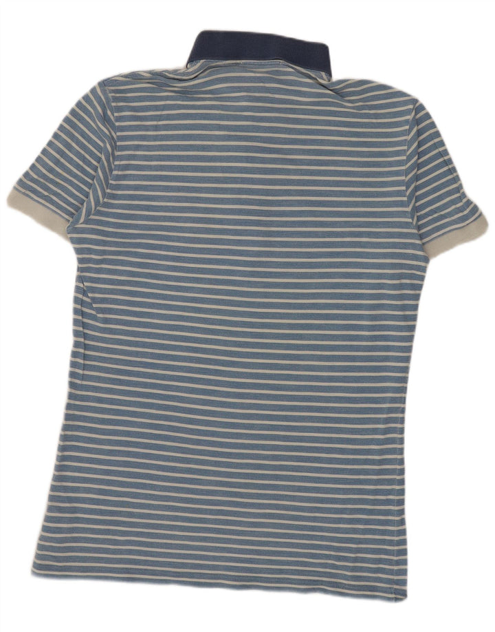 Fred Perry Herre poloshirt Medium blå stribet bomuld