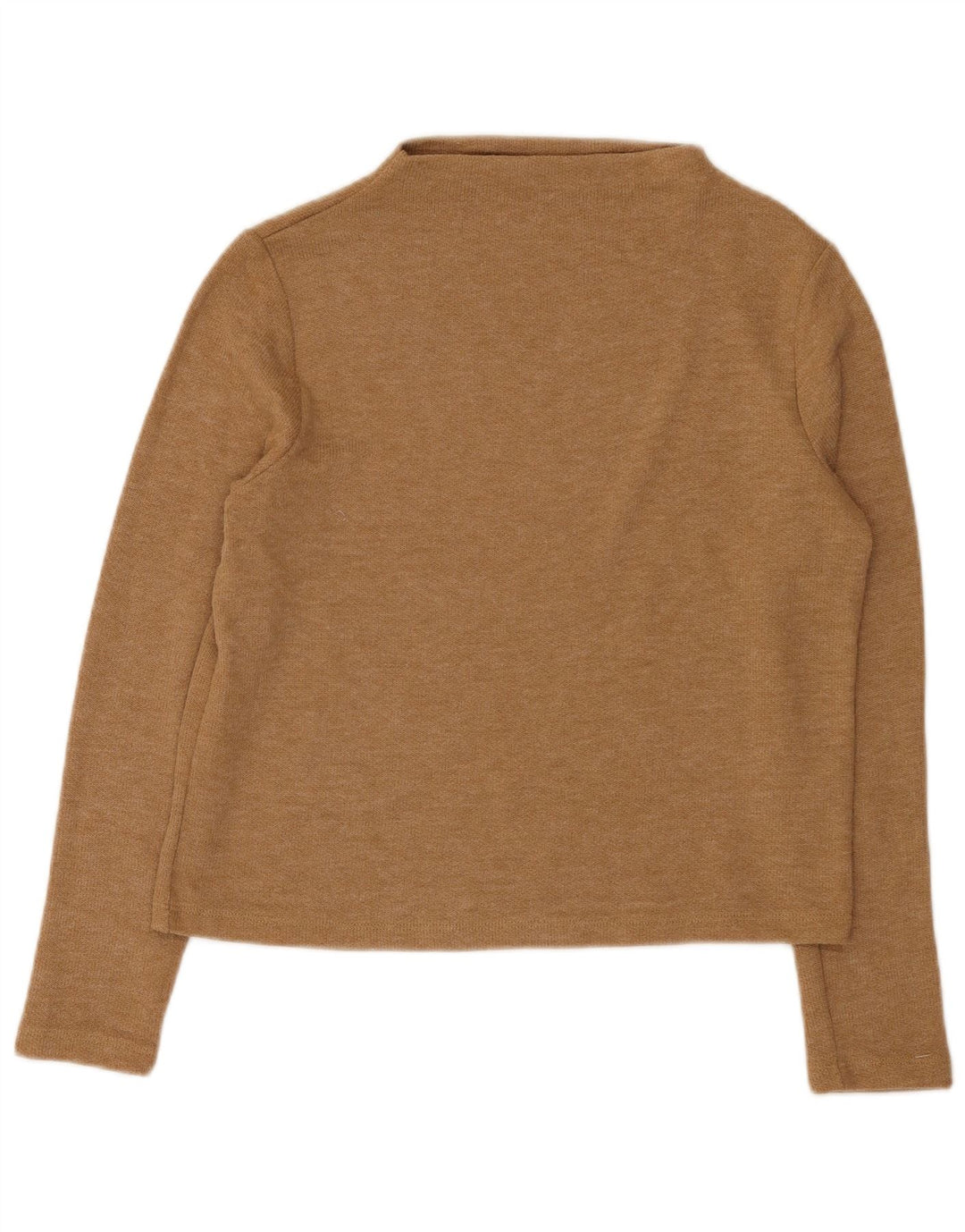 Marks & Spencer Dametop Langærmet UK 12 Medium Beige Polyester