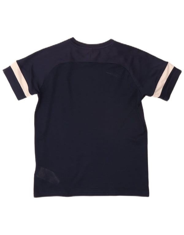 Nike Boys Dri Fit T-shirt Top 12-13 år Stor marineblå farveblok