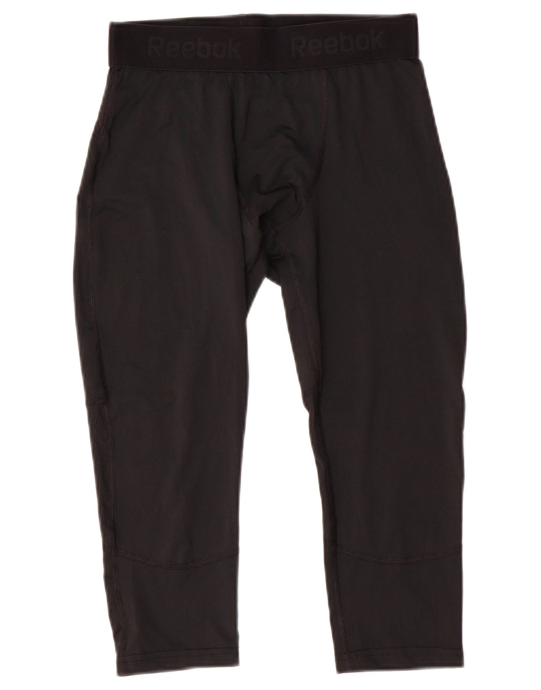 REEBOK Herre Grafiske Capri Leggings Medium Sort Polyester