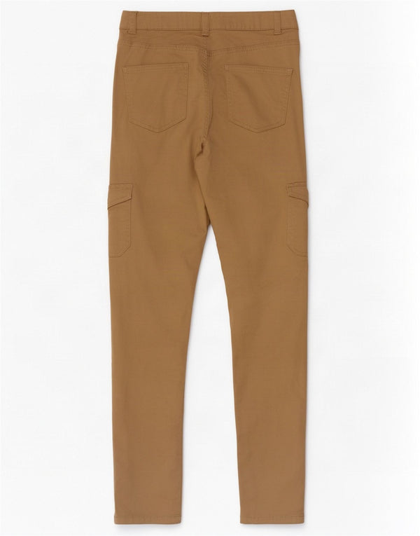 M&Co Dame Skinny Cargo Bukser UK 8 Small W26 L28 Beige Bomuld