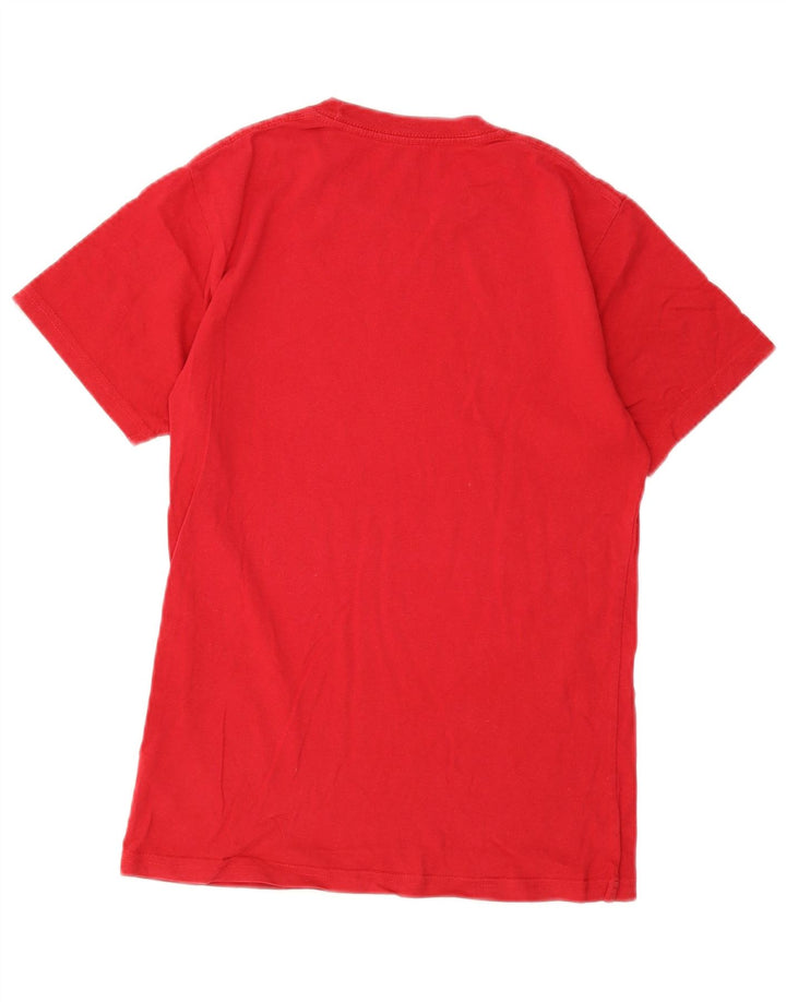 Vans Herre Grafisk T-Shirt Top Lille Rød Bomuld