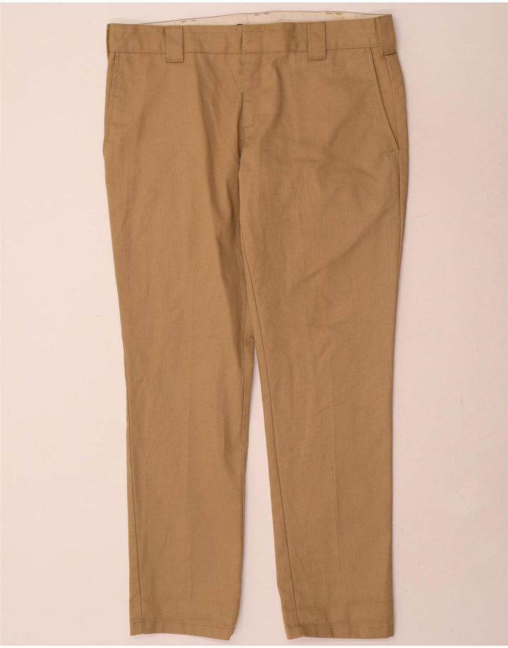 Dickies Herre Slim Fit Chino Bukser W36 L32 Beige Polyester