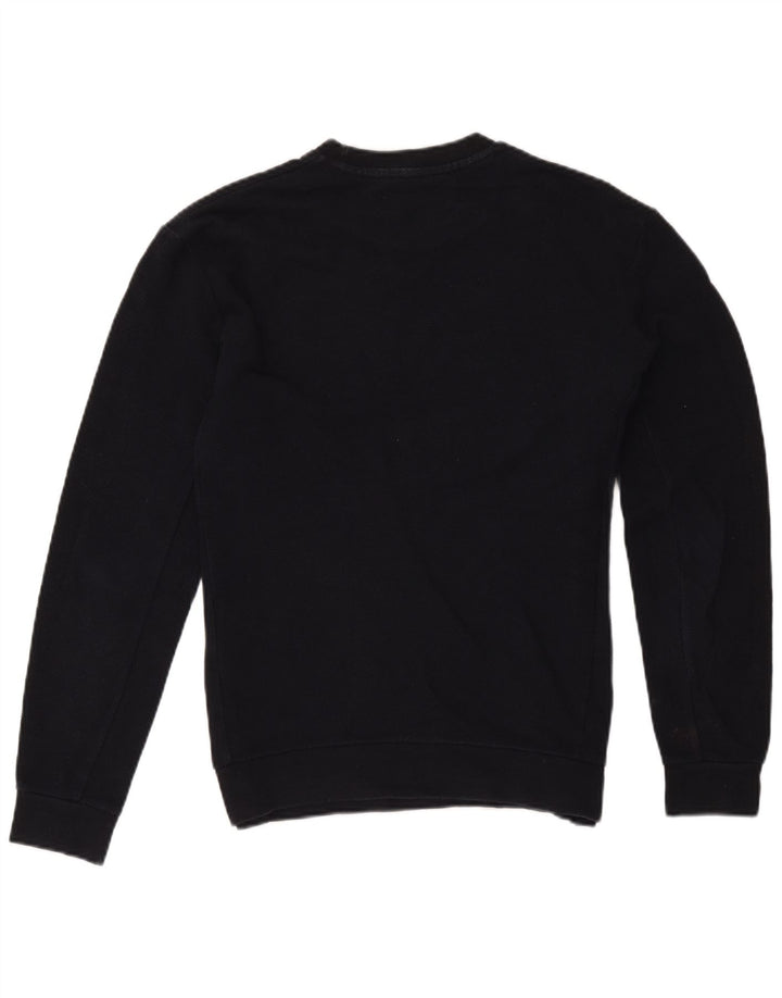 Zara Herre Sweatshirt Jumper Stor Marineblå Bomuld