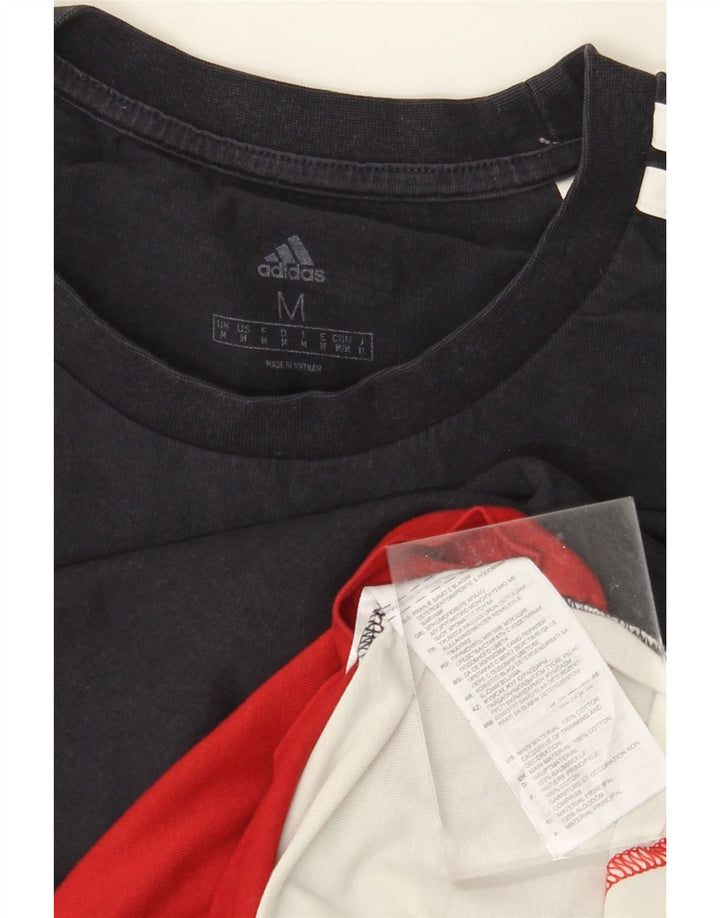 ADIDAS Herre T-shirt Top Medium Flerfarvet Colourblock Bomuld