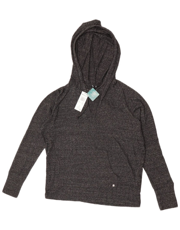 Roxy Dame Oversized hættetrøje Jumper UK 14 Medium Navy Blue Flecked Bomuld