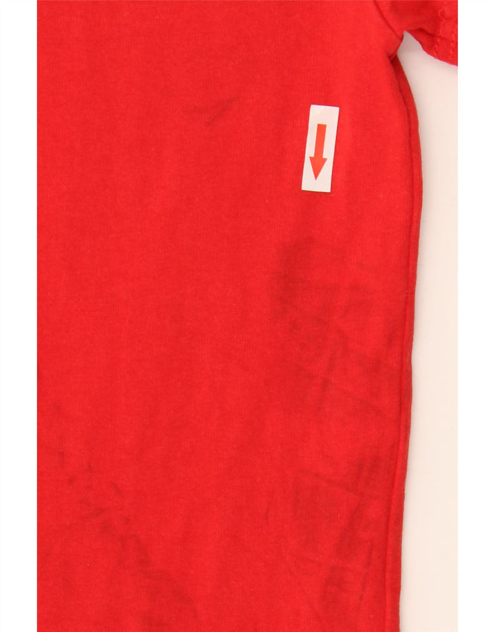 TOMMY HILFIGER Herre T-Shirt Top Lille Rød Bomuld