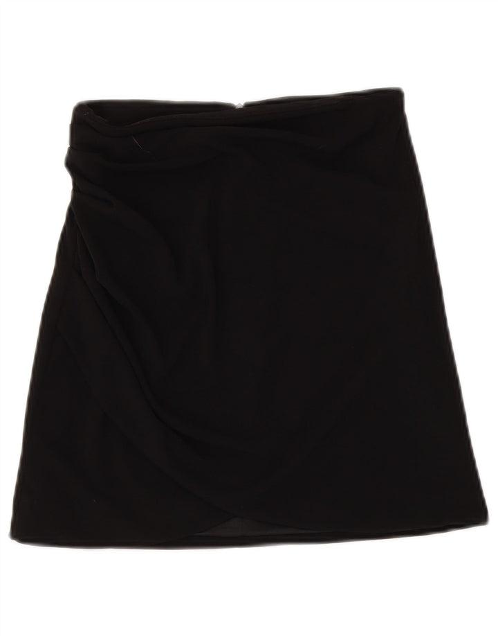 Zara Dame Mini-nederdel XS W24 Sort