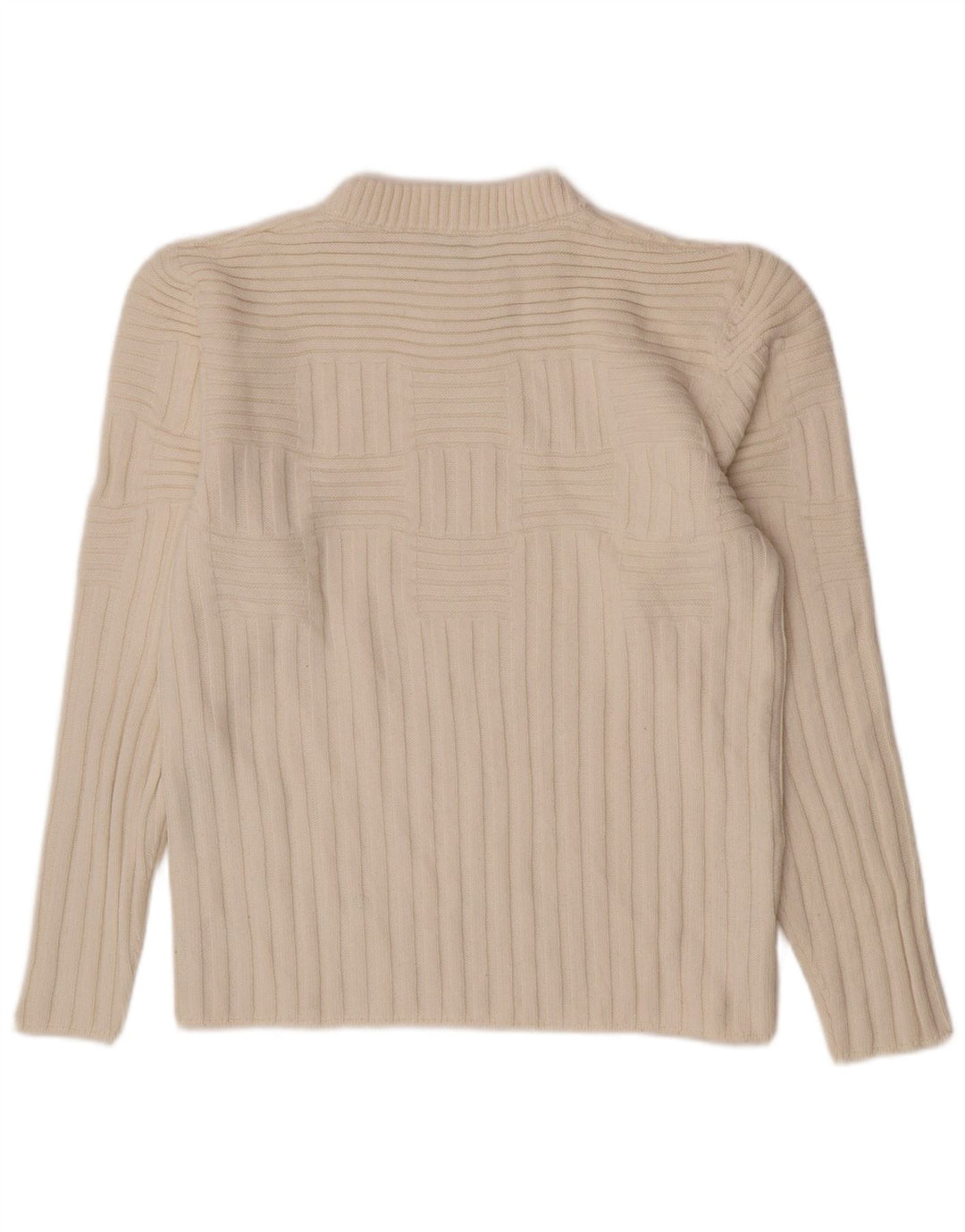 Bikkembergs Dame Jumper Sweater UK 12 Medium Off White