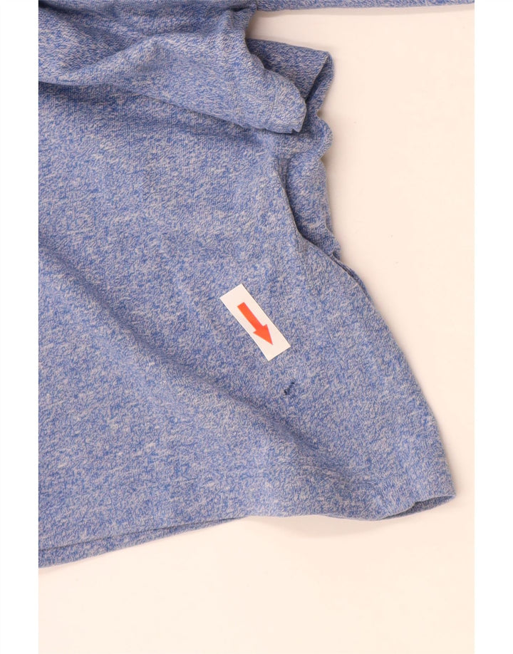 Superdry T-shirt top mellemblå bomuld