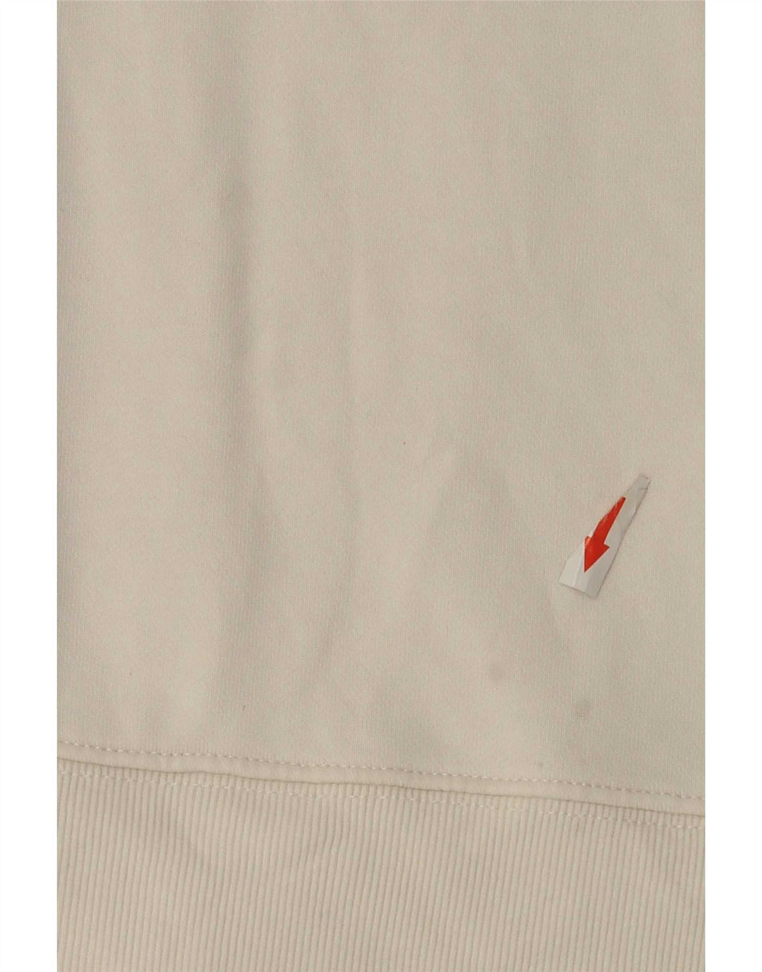 Zara Herre grafisk sweatshirt Jumper Medium Hvid Bomuld