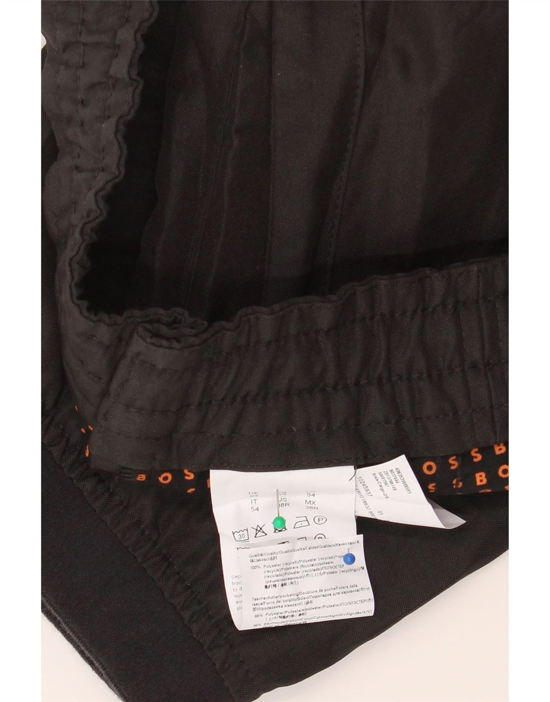 Hugo Boss Herre Joggers Cargo Bukser W34 L30 Sort Polyester