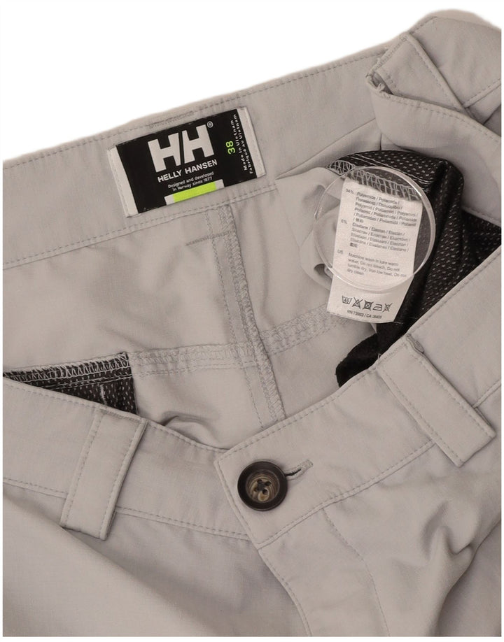 HELLY HANSEN Mens Cargo Shorts W38 XL  Grey Polyamide