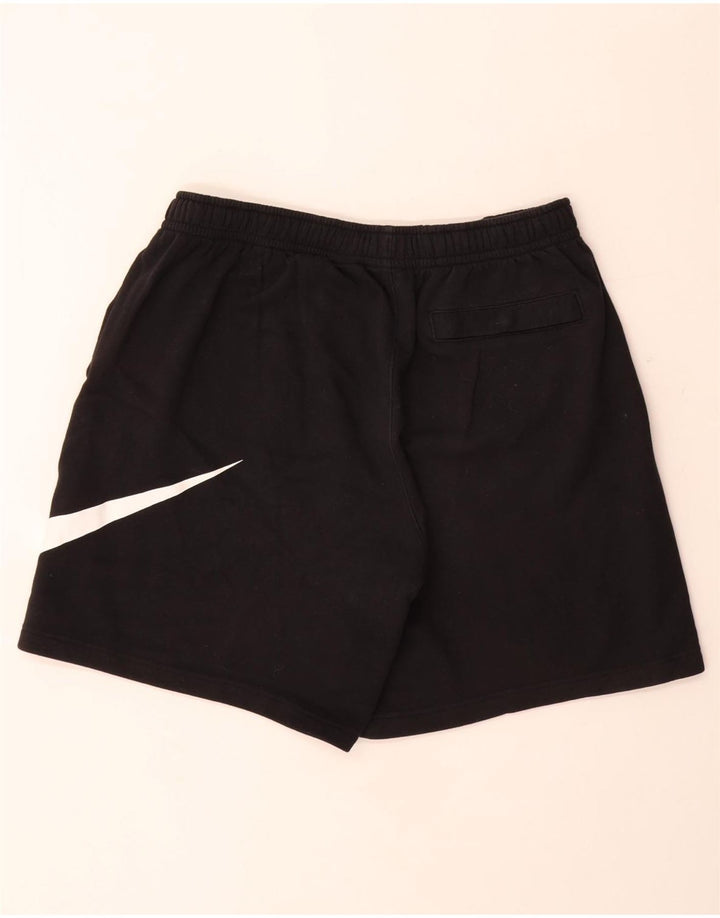NIKE Grafiske sportsshorts til mænd, store sorte bomuld