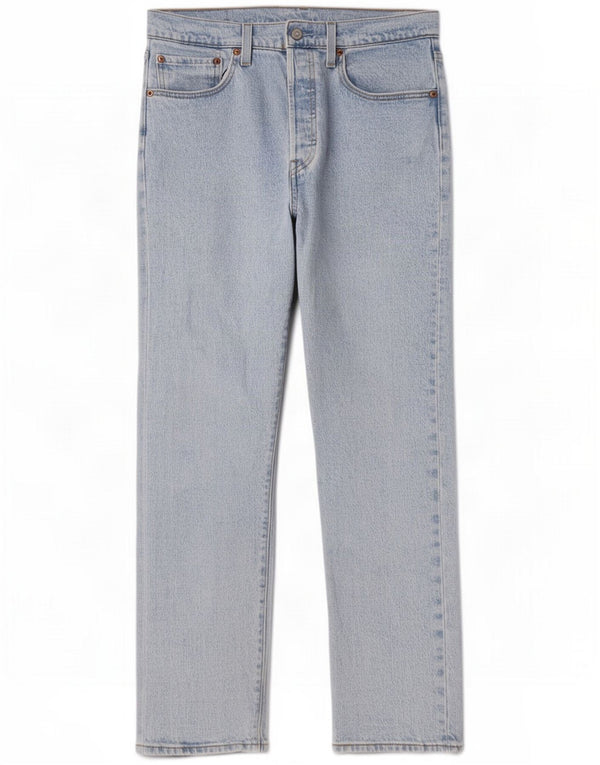 Levi's Womens 501 Straight Jeans W30 L30 Blue Cotton