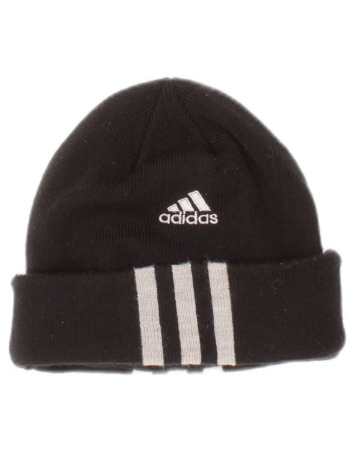 Adidas Boye Hat One Size sortstribet polyester