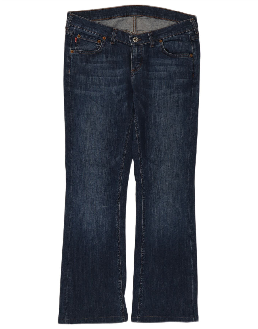 Mustang Dame Bootcut Jeans W30 L29 Blå Bomuld